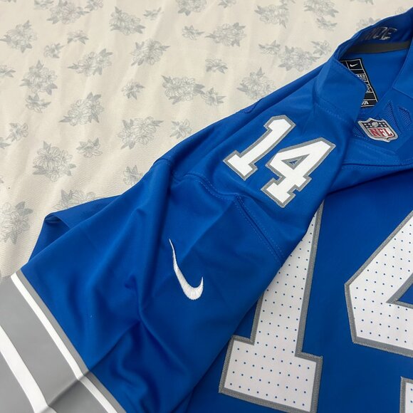 NFL Amon Rasan ST Brown Detroit Lions Nike Dri Fit #14 Jersey - Picture 4 of 7